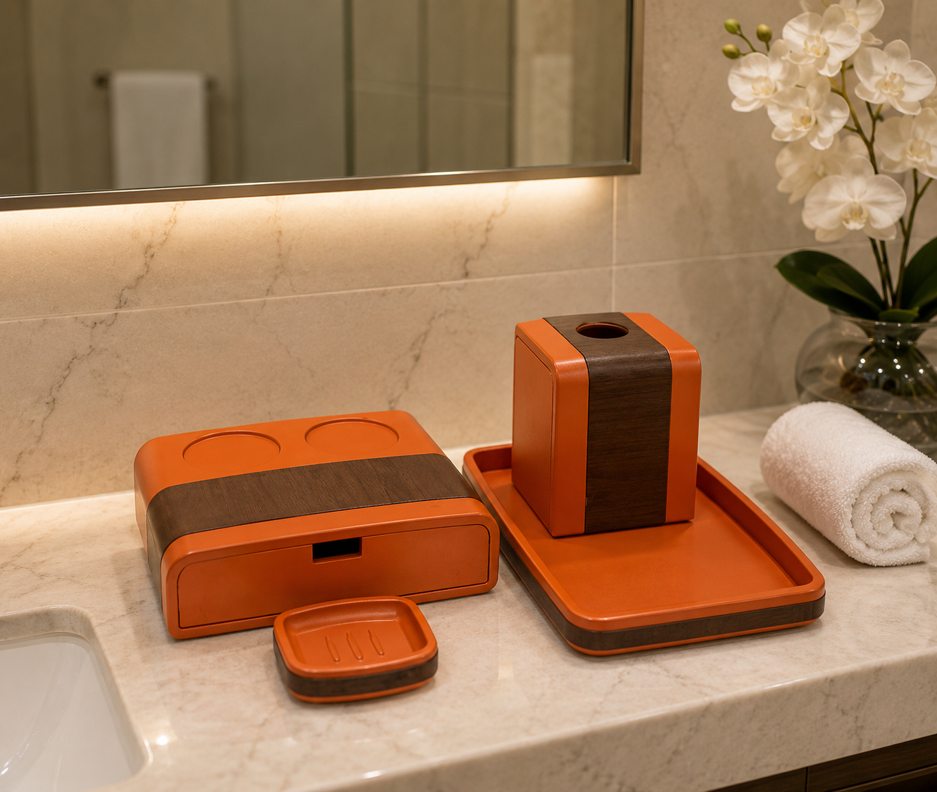 Resin Bathroom Set