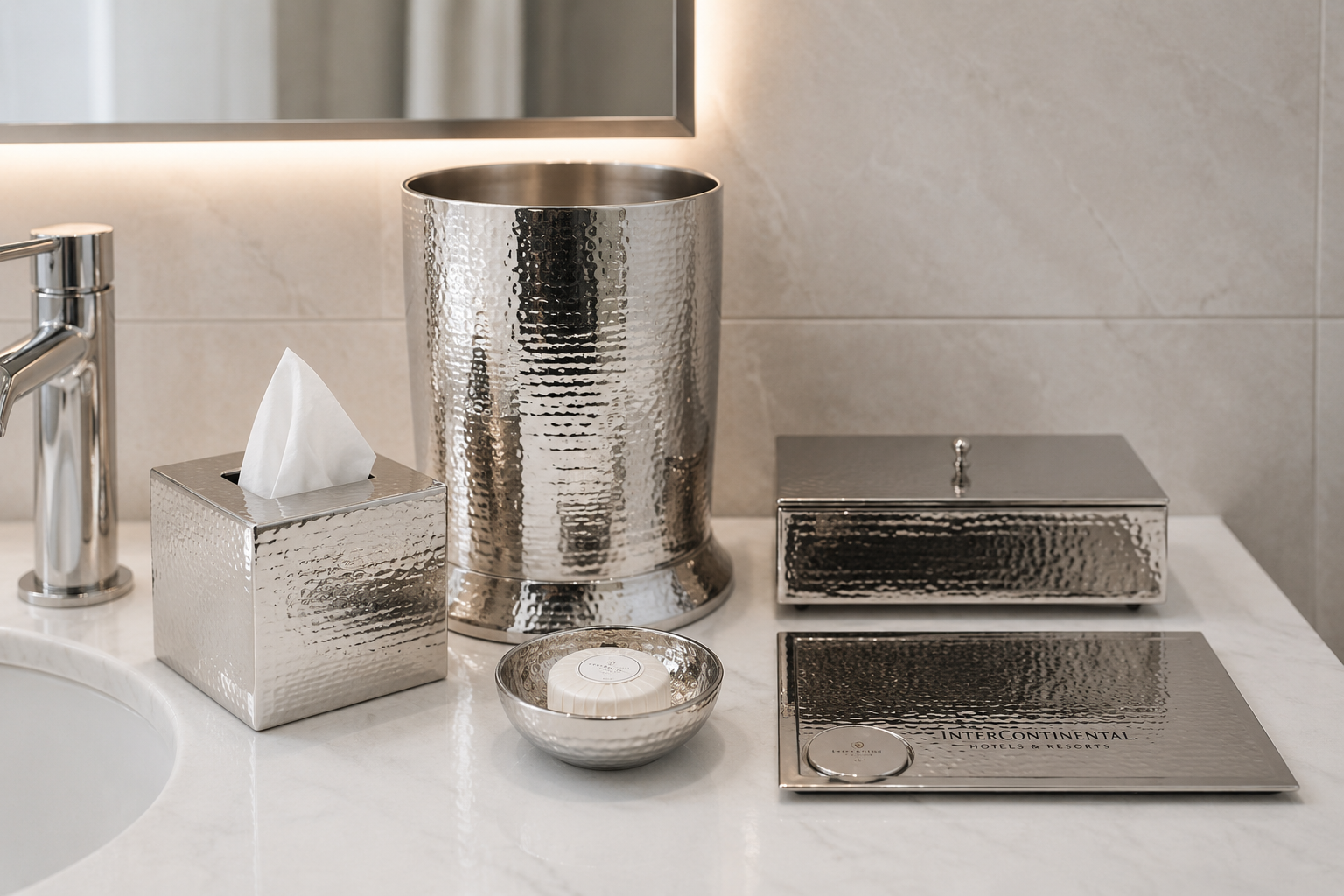Steel Bathroom Set