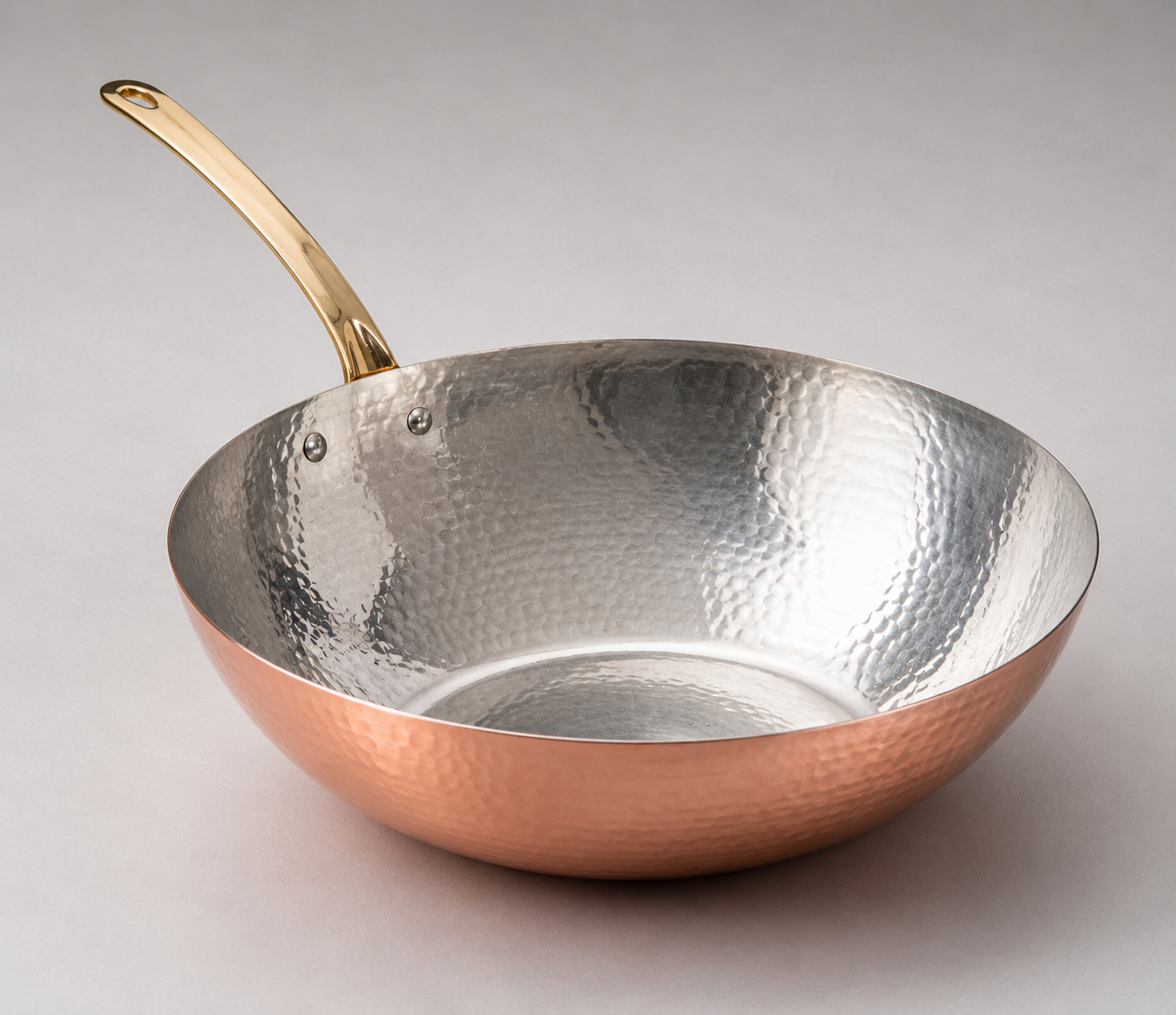 Copper  Wok Serving Pan