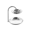 Stainless Steel 18/10 2-Tier Snack Stand