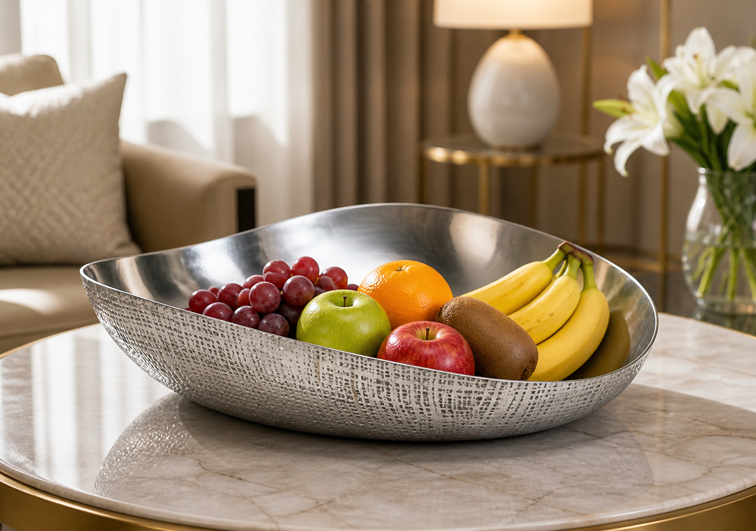 SS Oval Fruit Bowl
