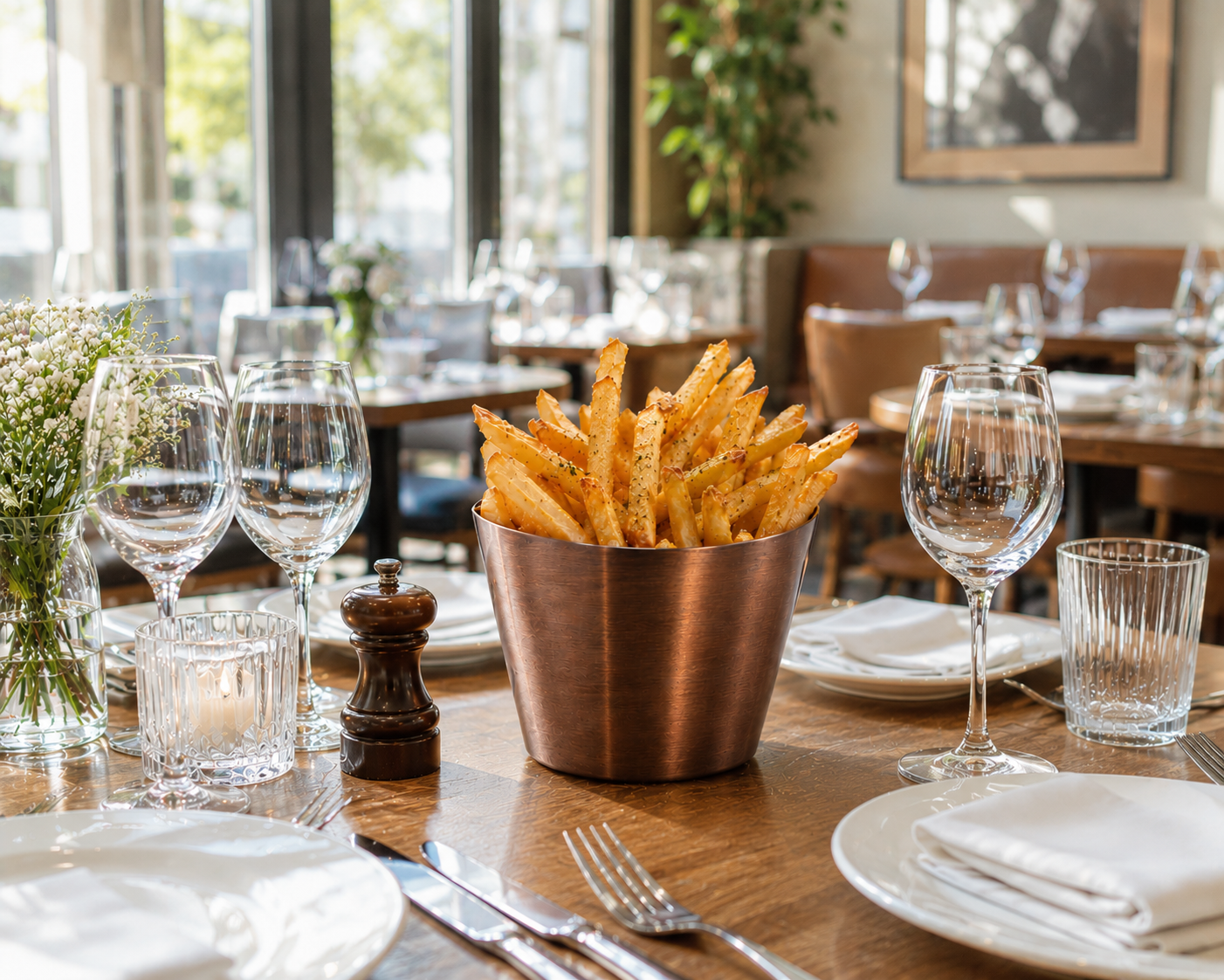 SS Fries Glass