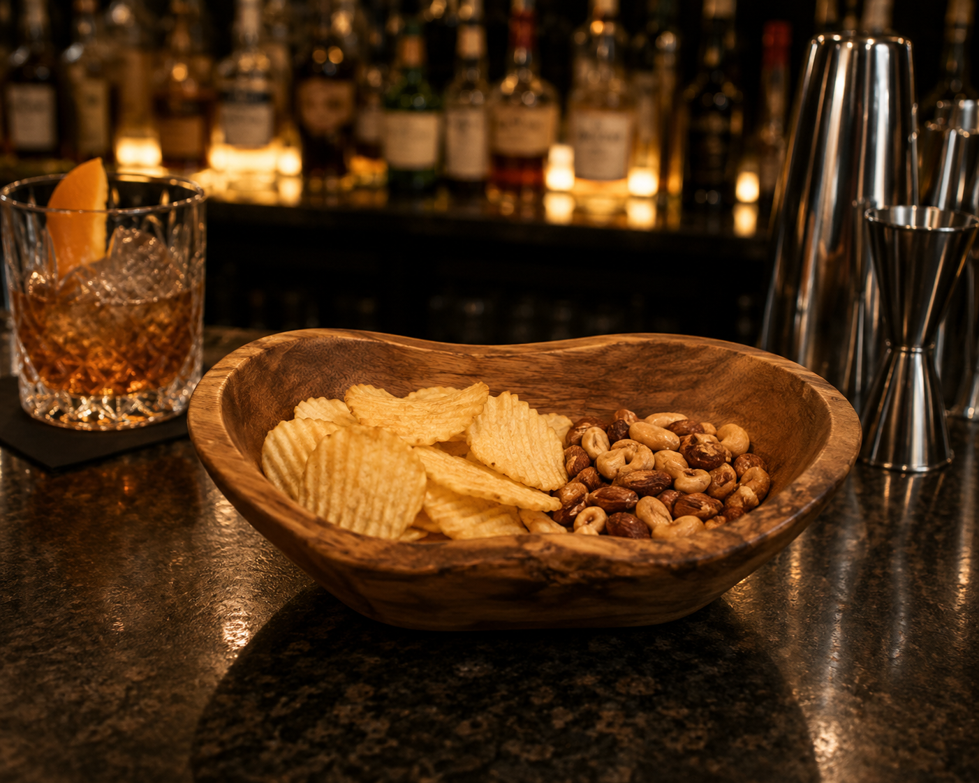 Wood Nut-Bowl