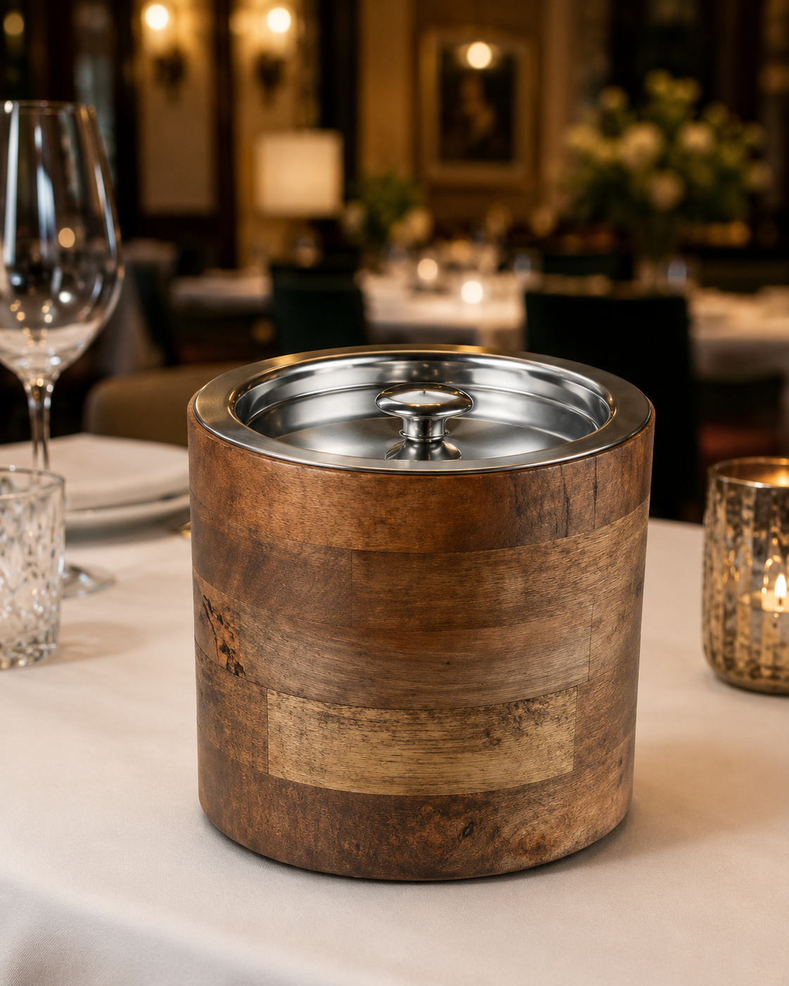 Wood Ice Bucket