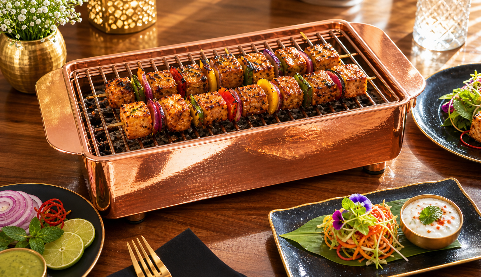 Table Top Copper BBQ