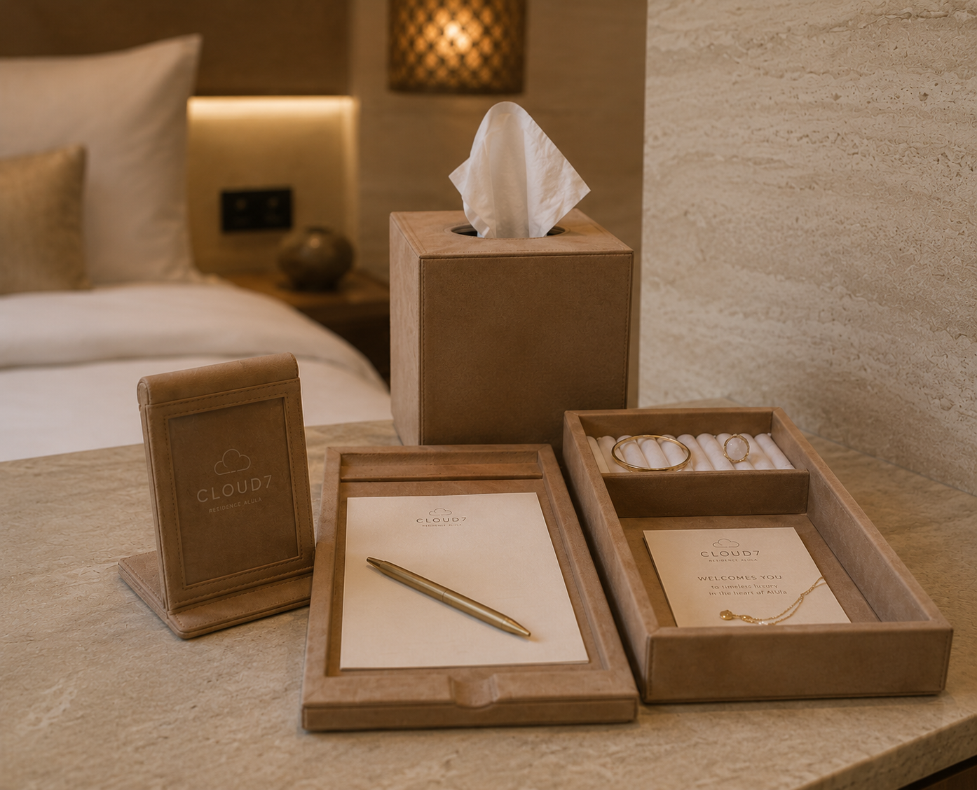 Leather room Items set
