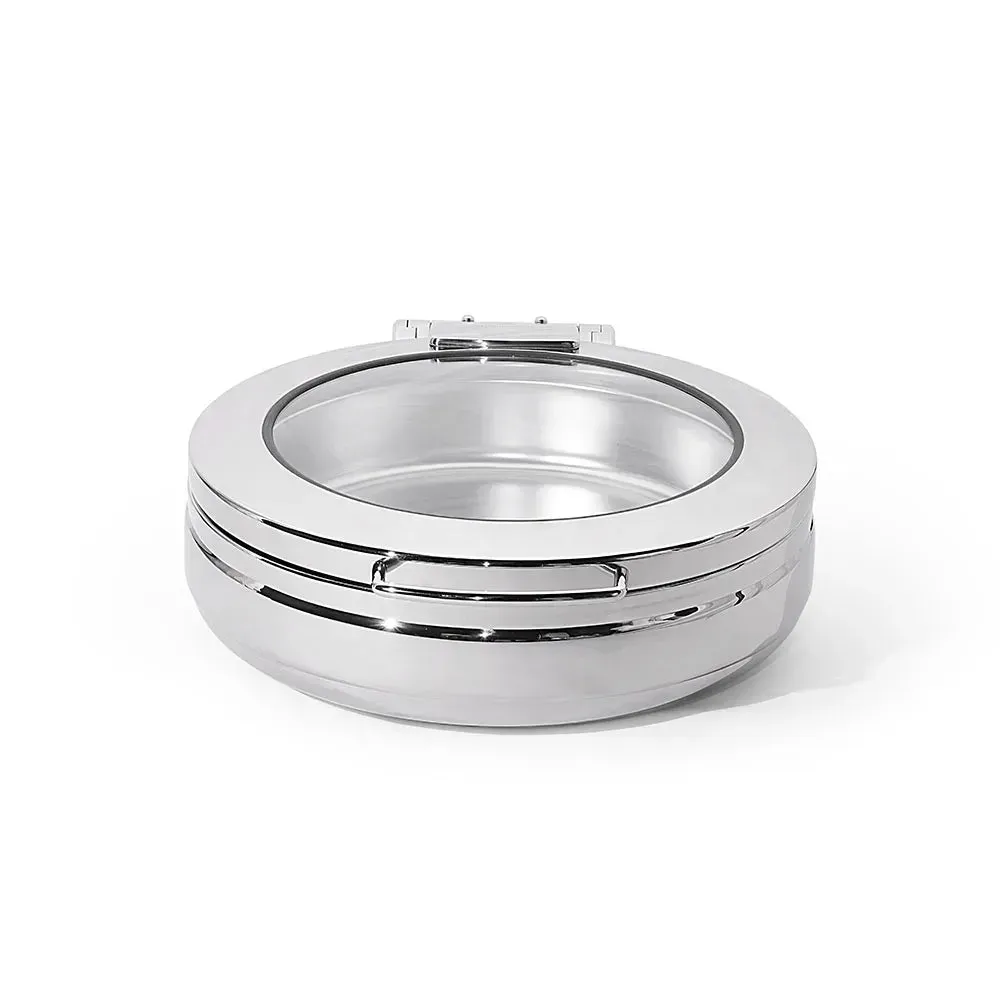Wundermaxx Prämie SS 18/10 Round Induction Chafing Dish with Glass Lid