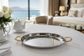 SS Oval Serving Pan with Lid
