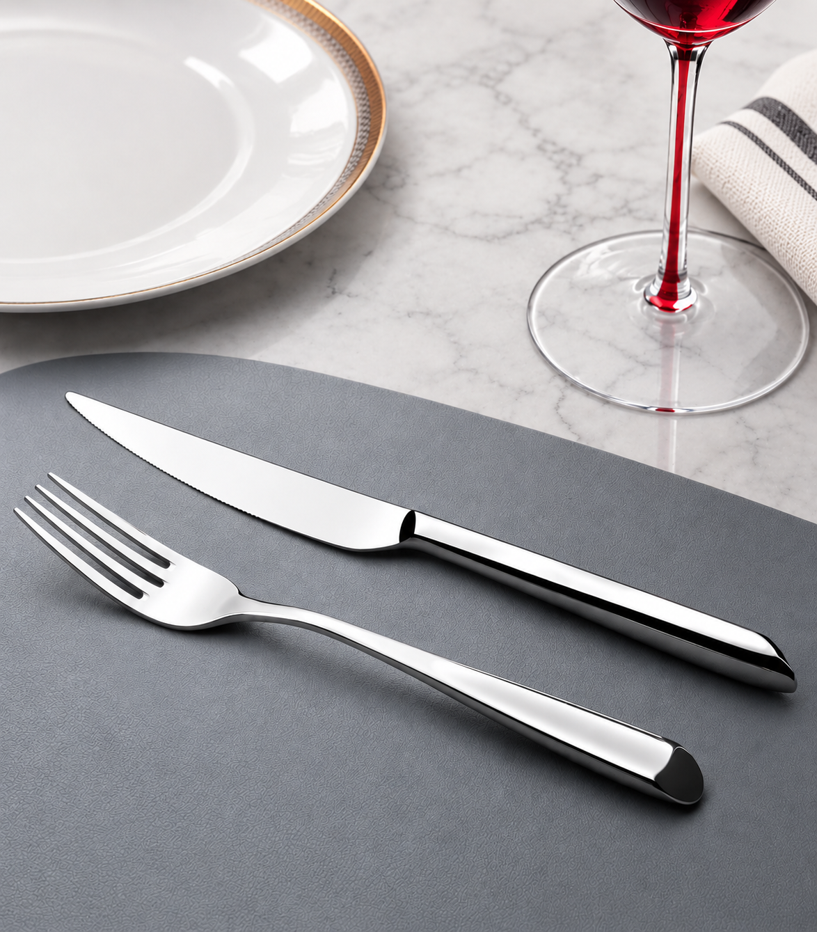 AMER SS 18/10 Mirror Finish Cutlery