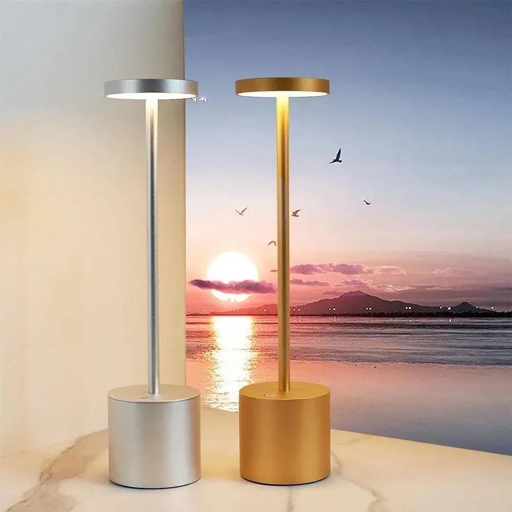 Wundermaxx Table Lamp, 1800 mAh Battery, Type C USB, 38 cm, Gold