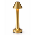 Wundermaxx Table Lamp, 1500 mAh Battery, Type C USB, 21 cm, Gold Finish