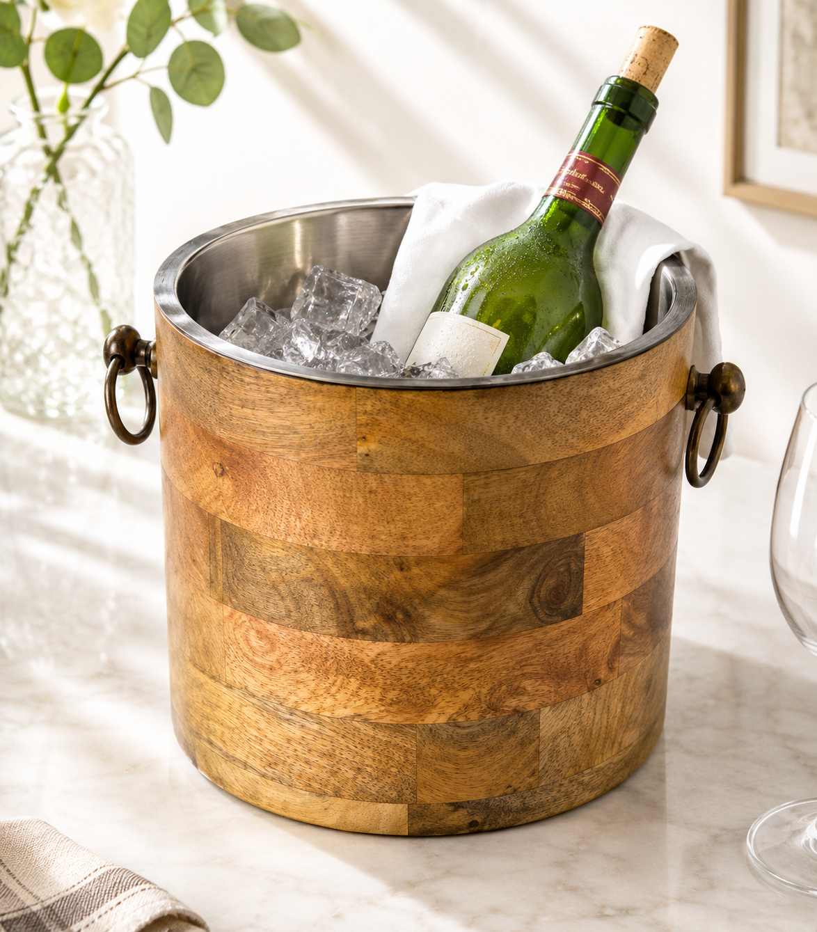 Wood Wine Bucket