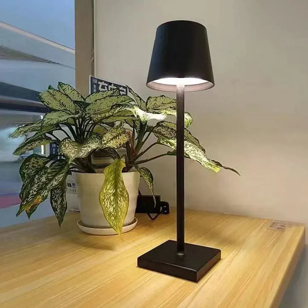 Wundermaxx Table Lamp, 3000 mAh Battery, Type C USB, 38 cm, Black