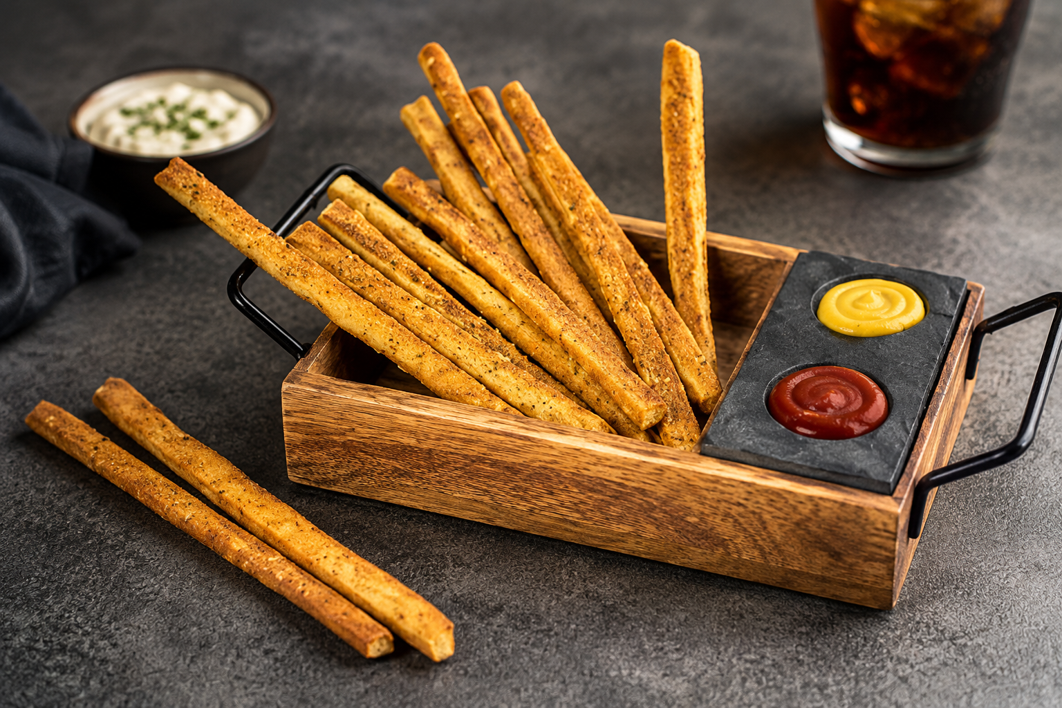 Wooden Bread Basket