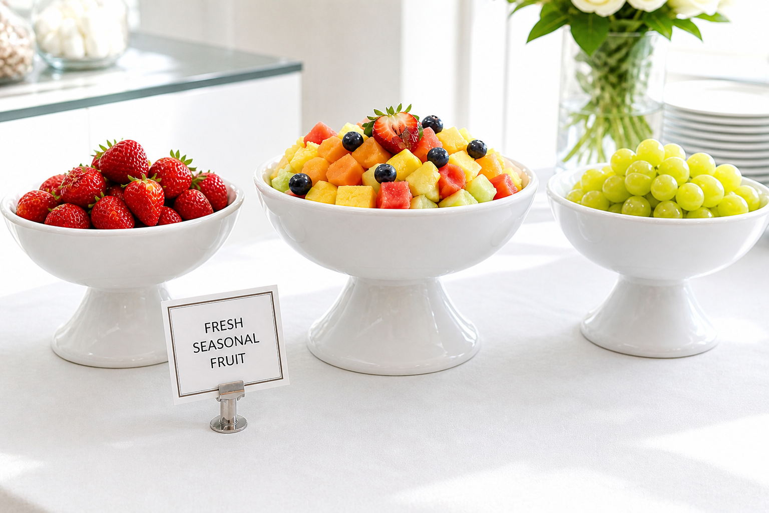 Resin Fruit Bowl With  Stand