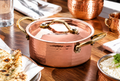 Copper Round Serving Pan