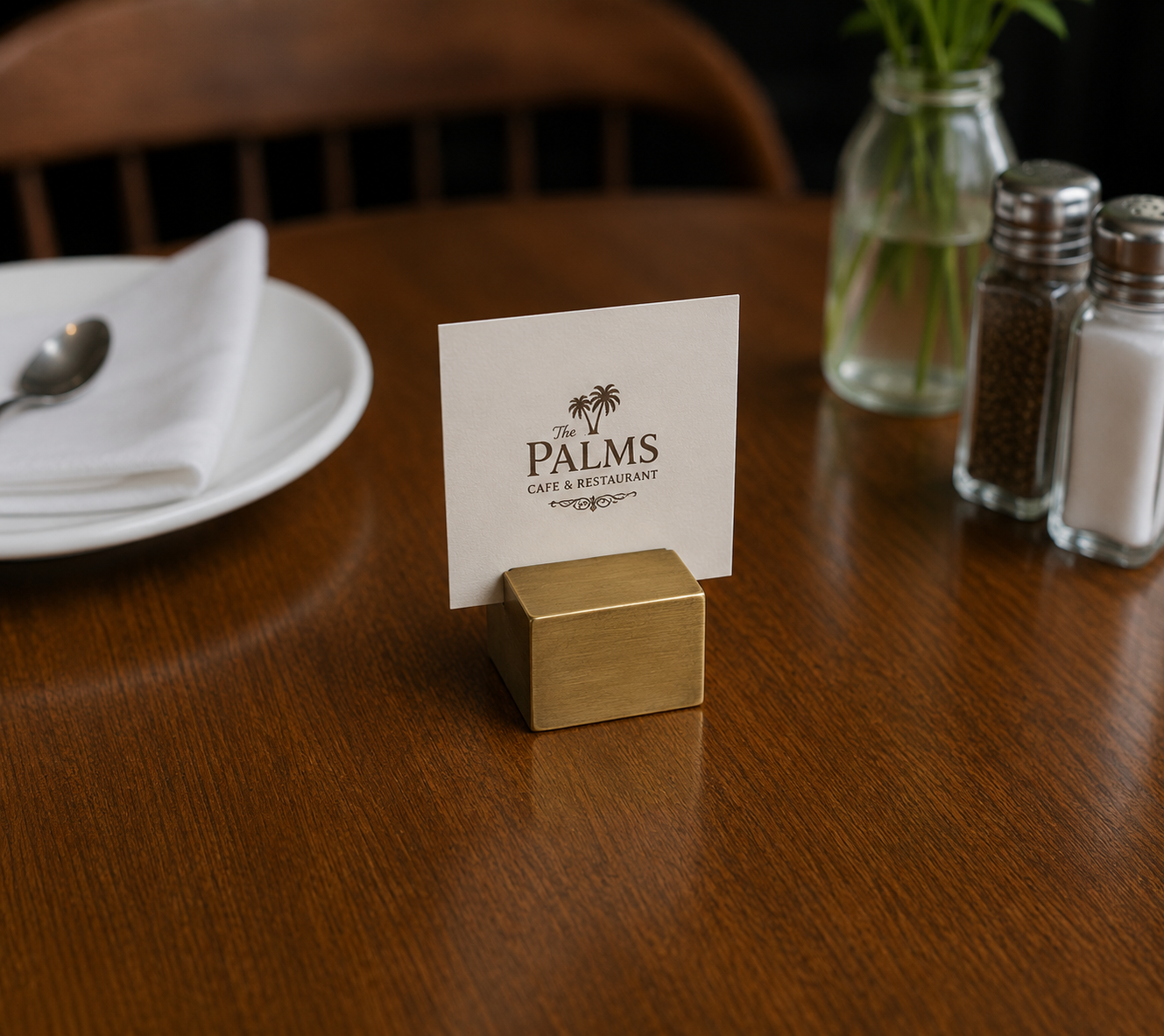 Brass Tag Holder