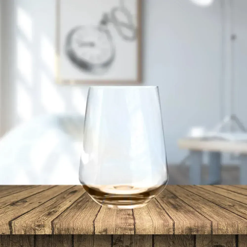 Vicrila Water Glass, 470 ml, Clear Glass, Fully Tempered