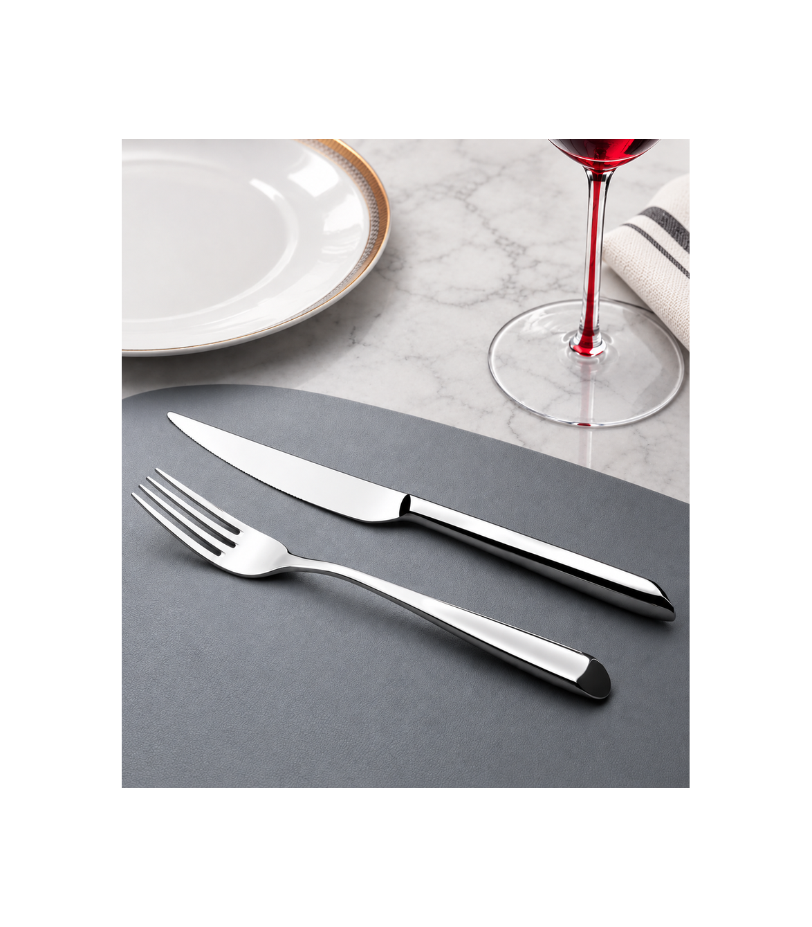 AMER SS 18/10 Mirror Finish Cutlery
