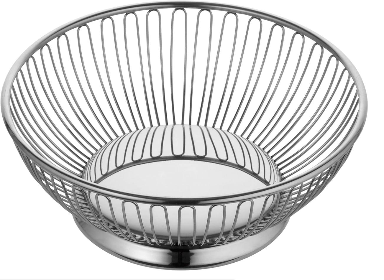 Stainless Steel 18/10 Bread Basket Round