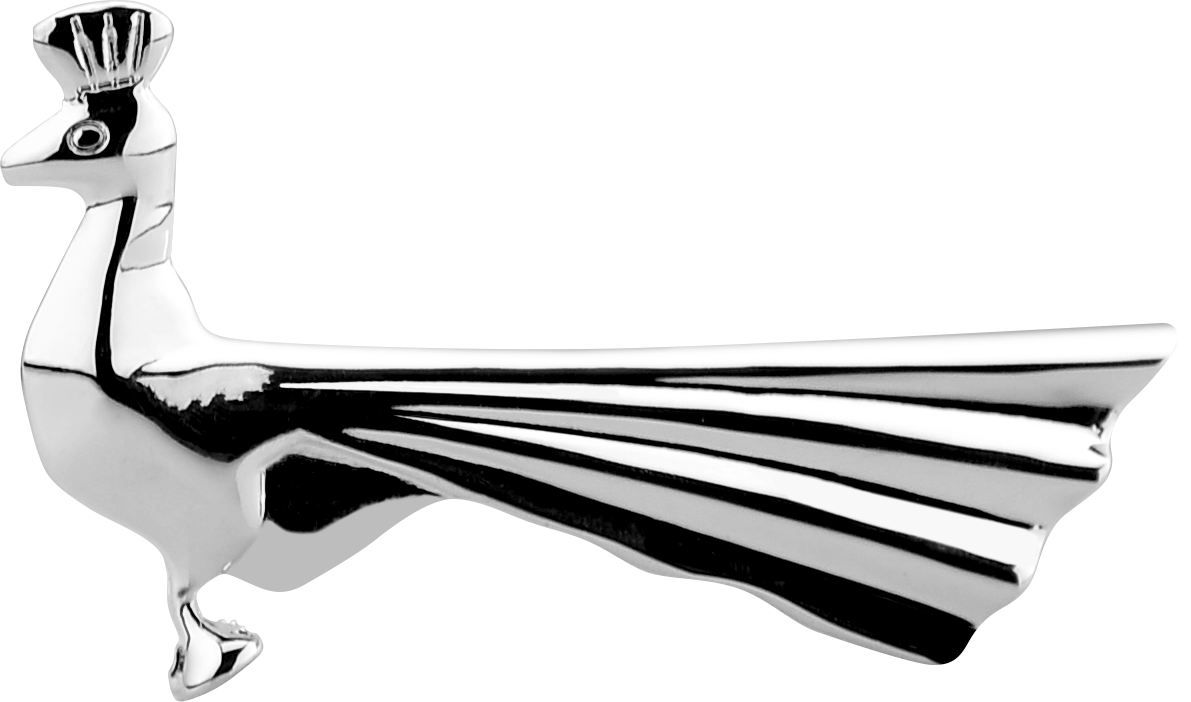 Stainless Steel 18/10 Peacock Chopstick Stand