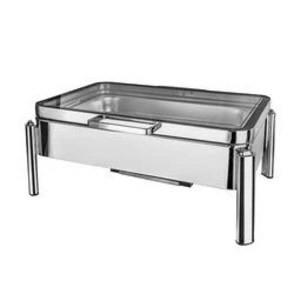 SS 18/10 Rectangle Chafing Dish Stand 9LTR