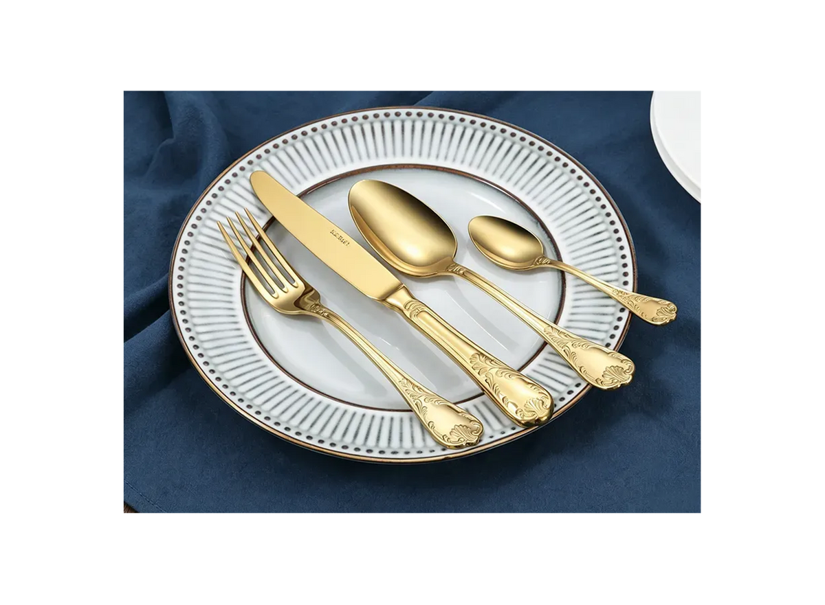 Royal Oak SS 18/10 PVD Gold Finish Cutlery