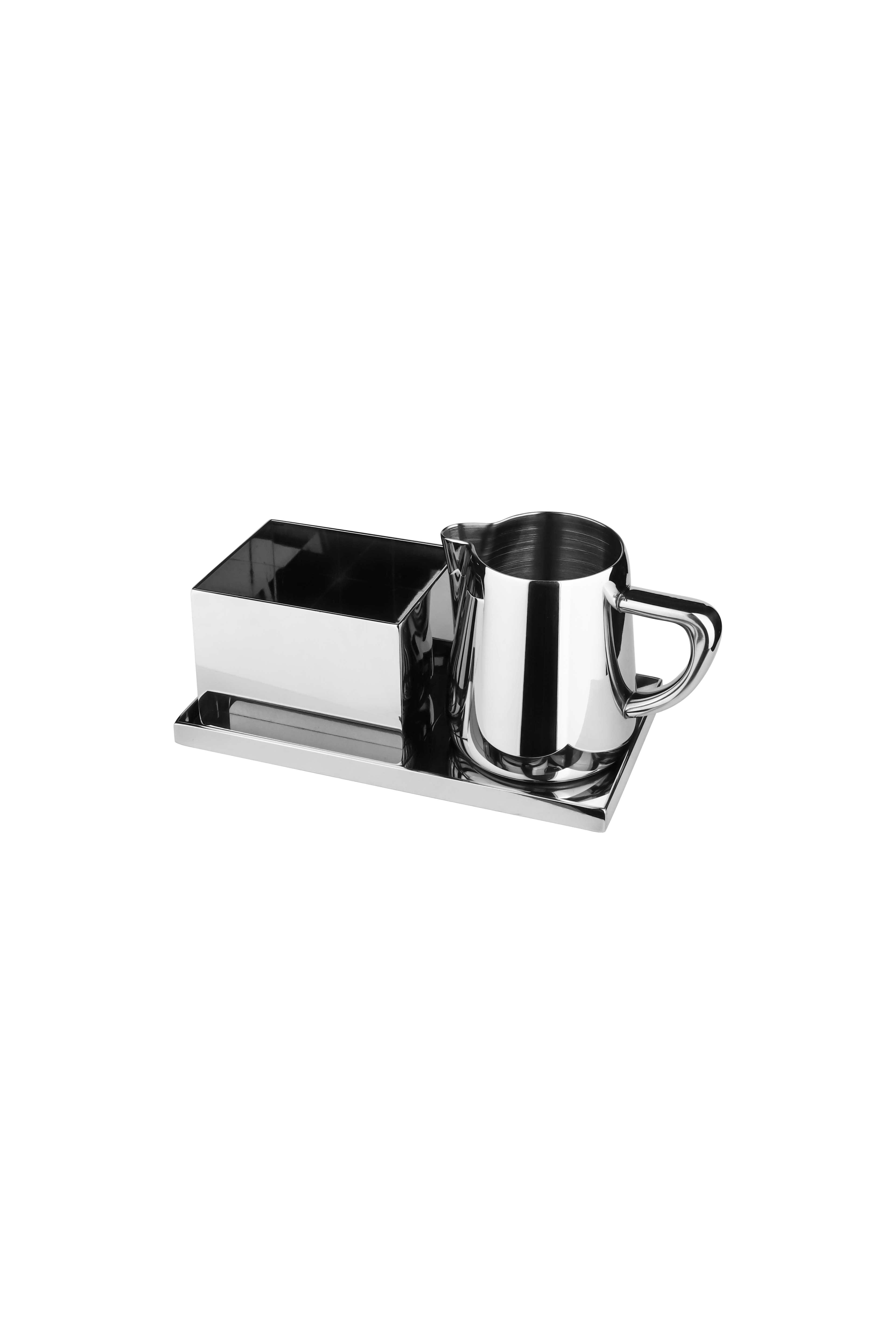 Stainless Steel 18/10 Sugar & Milk Set
