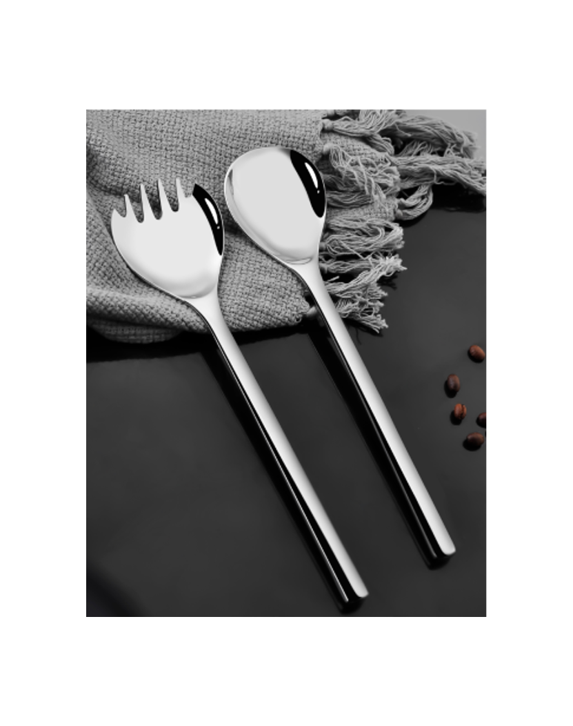 SS 18/10 Mirror Finish Serving Fork & Spoon