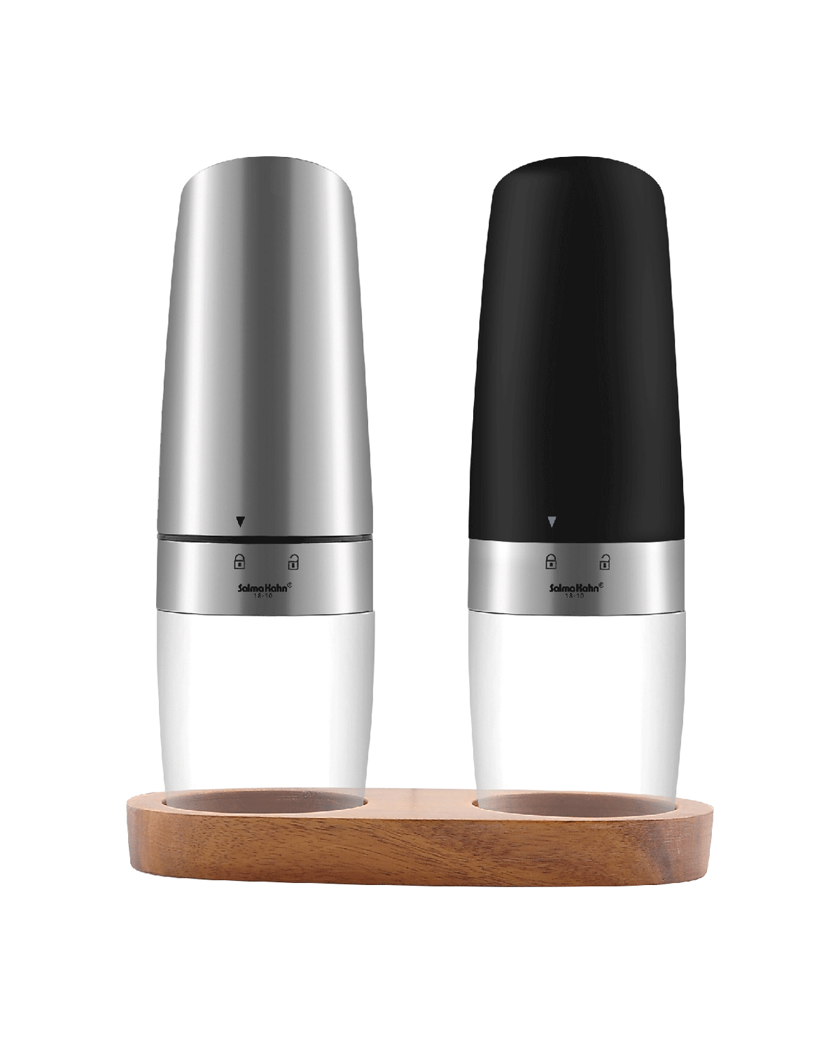 Stainless Steel 18/10 & Acrylic Salt & Pepper Set