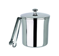 Stainless Steel 18/10 Double Wall Ice Bucket with Tong — 0.9L
