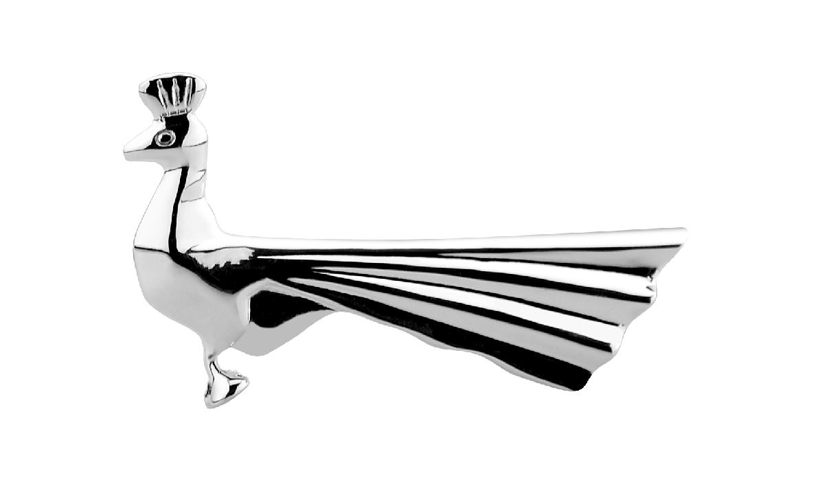 Stainless Steel 18/10 Peacock Chopstick Stand