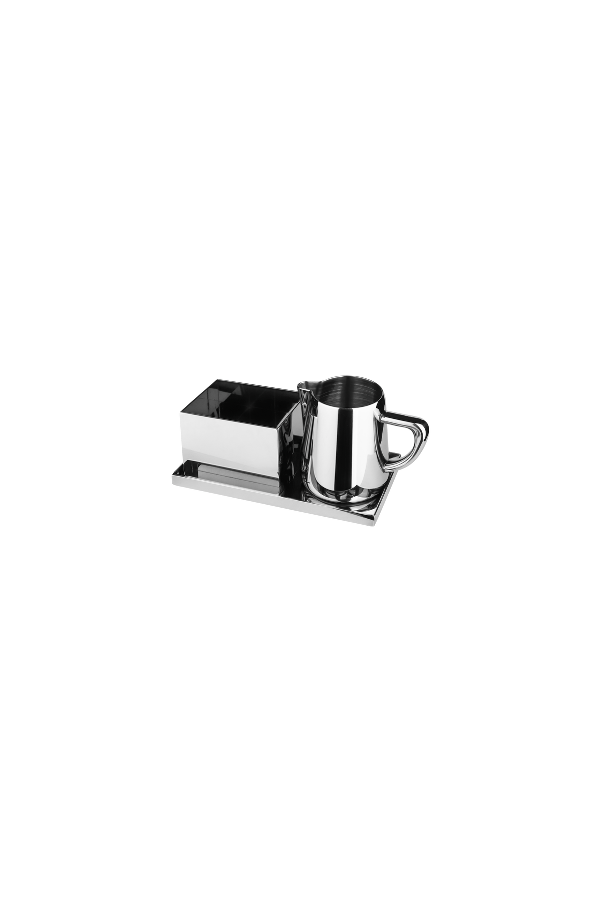 Stainless Steel 18/10 Sugar & Milk Set