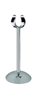 Stainless Steel 18/10 Table Number Stand — H395mm