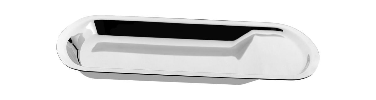 Stainless Steel 18/10 Tray — 26.5 x 12cm