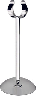 Stainless Steel 18/10 Table Number Stand — H395mm