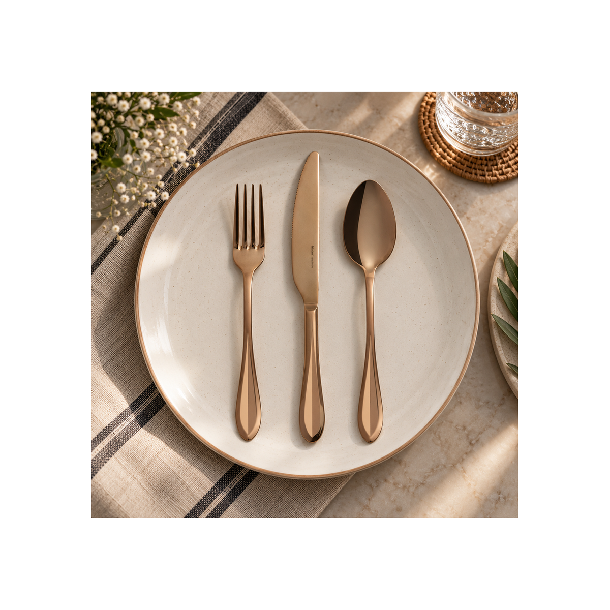 Toskana SS 18/10 Titanium Bronze Finish Cutlery