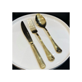 Toskana SS 18/10 Titanium Gold Finish Cutlery