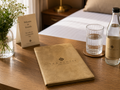 PU Leather Menu Folder with Logo Debossed