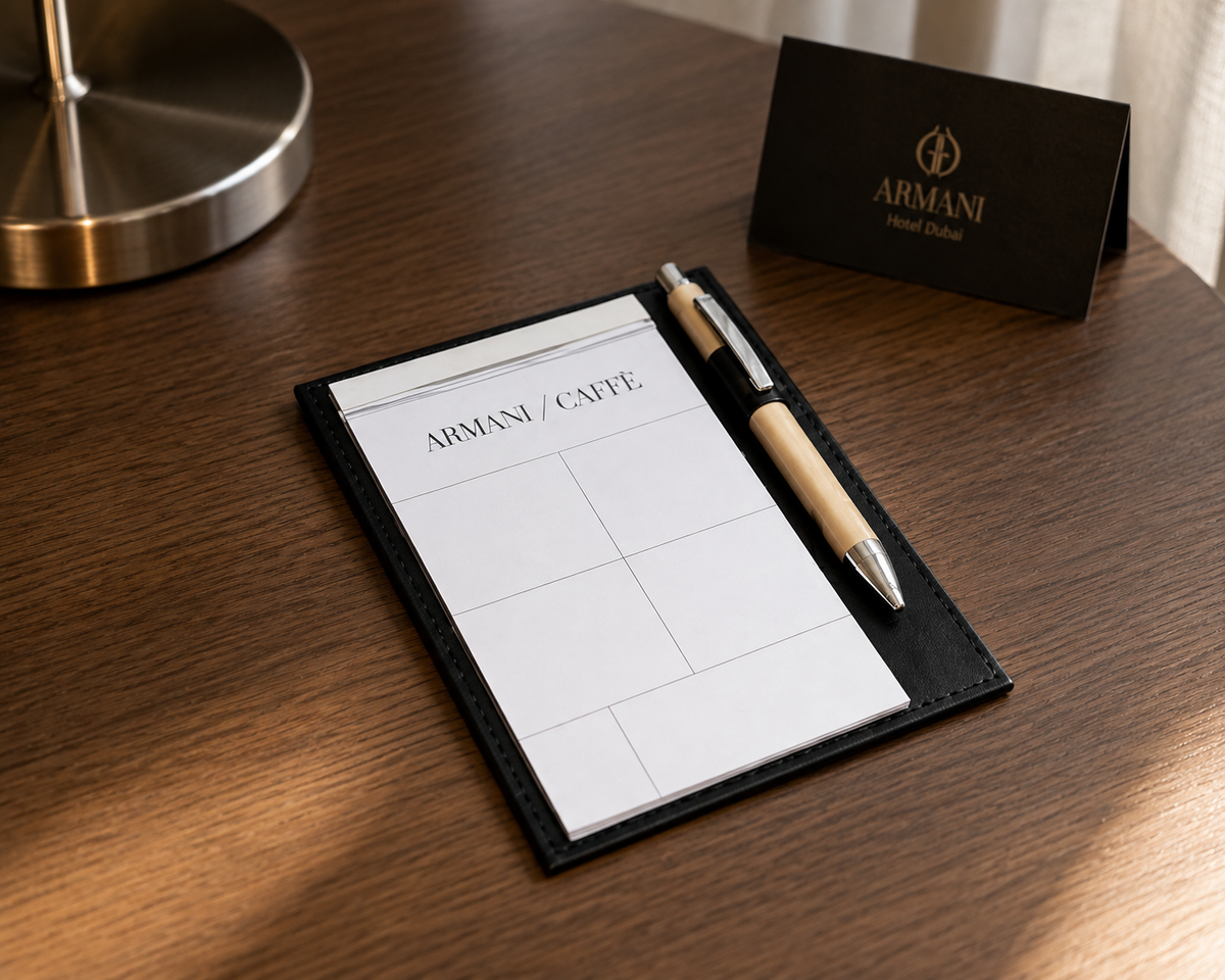 Notepad Holder -  with Pen Rest