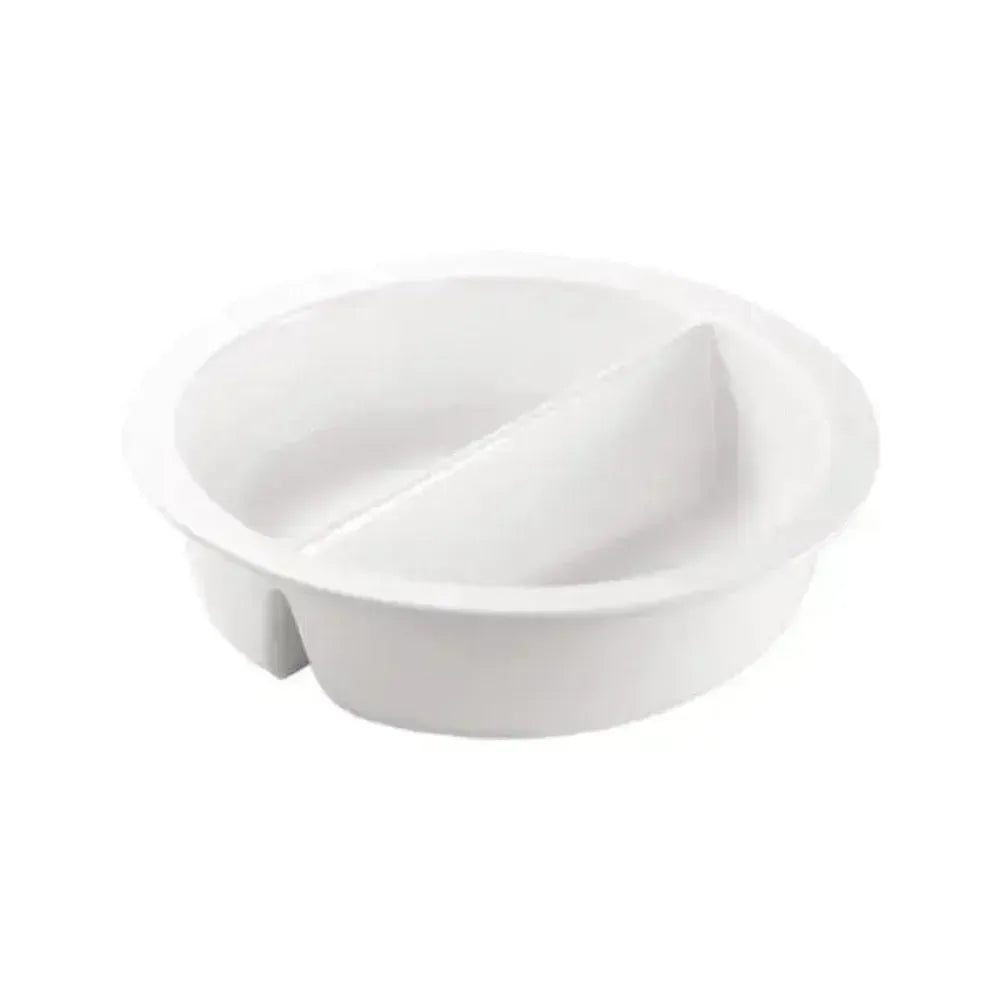 Wundermaxx Porcelain Round Divided Pan Insert, Ø 39 x H 6.5 cm