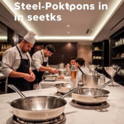 The Role of Steel Saucepans in Gourmet Kitchens of 5-Star Hotels